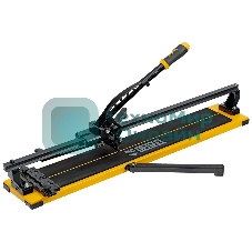 Плиткорез рельсовый Denzel 800х16мм, каретка на подш., стальная станина, усил. рукоятка-пенал