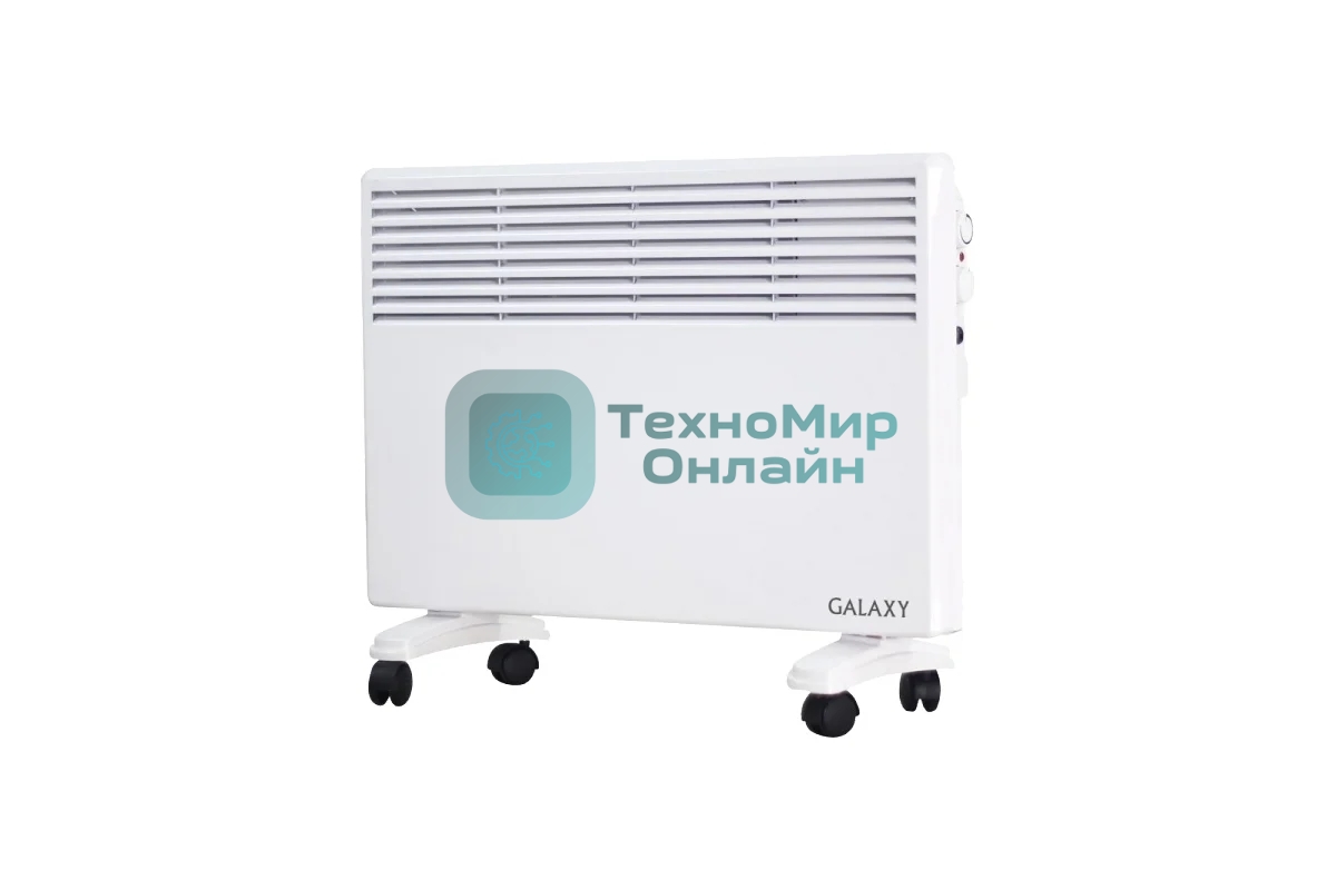 Конвектор электрический Galaxy GL 8226 белый, 1200 Вт, 12 м2, термостат