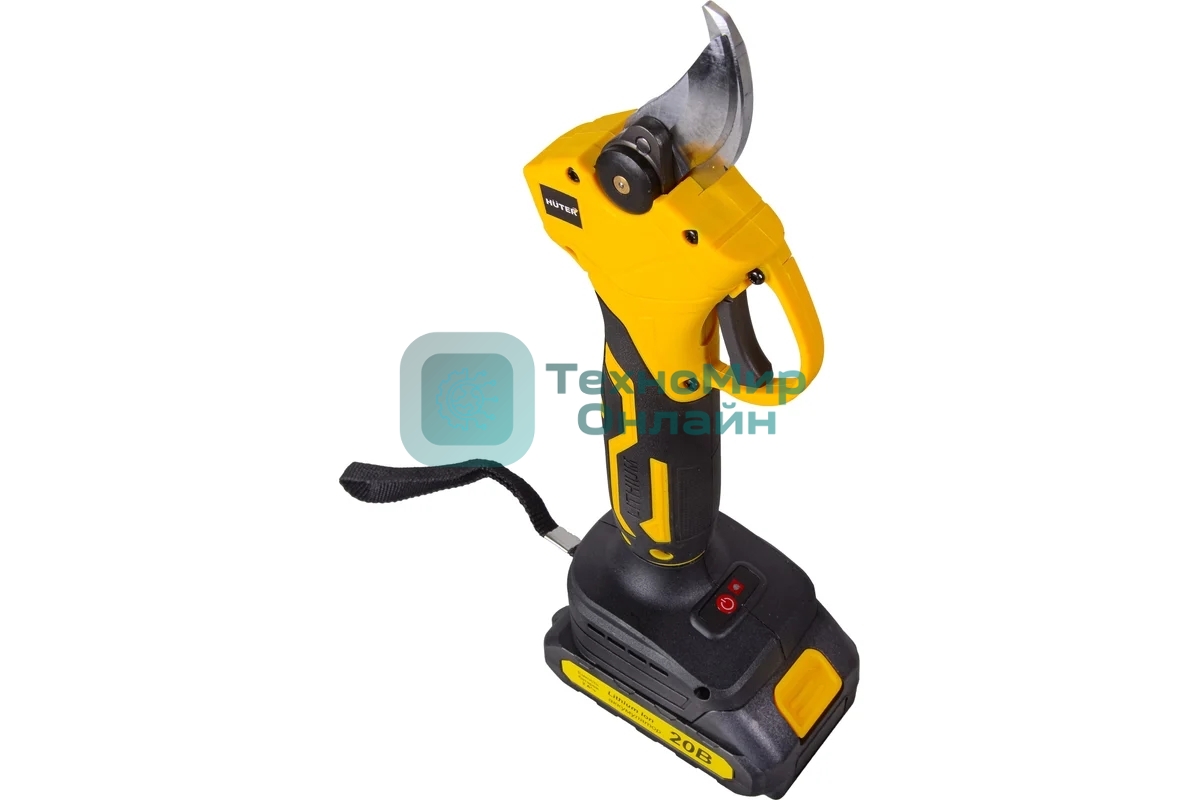 Аккумуляторный секатор Huter CP-20Li EA+ (в комплекте с 1 АКБ и ЗУ)