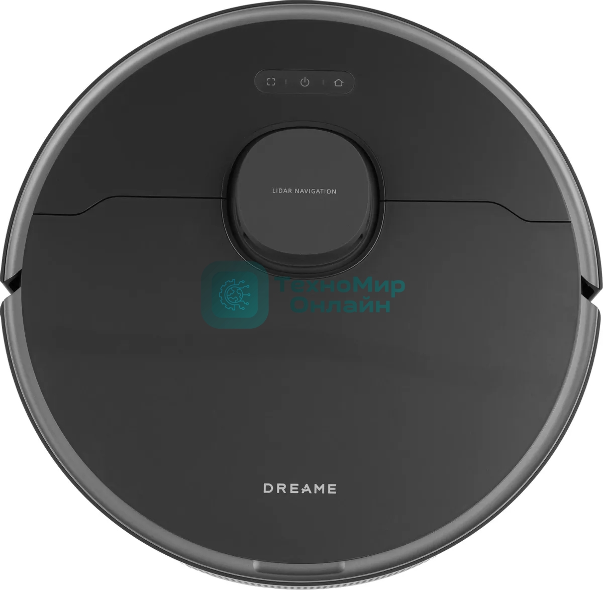 Робот-пылесос Dreame RLS6AD D10S Plus черный, 46 Вт, 5200 мА·ч Li-Ion, уборка сухая/влажная, пылесборник контейнер 0.4 л