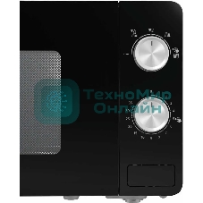 Микроволновая печь Gorenje MO20E1B черный, 20 л, 800 Вт, переключатели - поворотный механизм