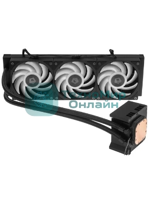 Система жидкостного охлаждения ID-Cooling Dashflow 360 XT Pro ARGb черный 120мм алюминий+медь 2150rpm 32.5db 4-pin 350W