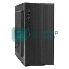 Компьютерный корпус Minitower ExeGate BAA-408U-AAA450 (mATX, БП AAA450 с вент. 8см, 2хUSB/1хUSB 3.0, HD Audio, черный)