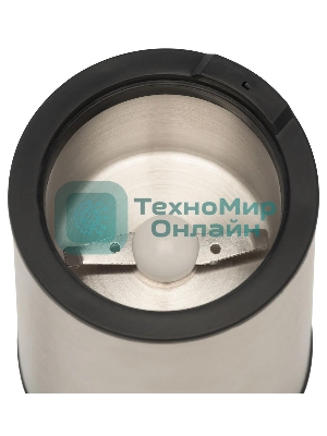 Кофемолка Hyundai HYC-G5261 200Вт сист.помол.:ротац.нож вместим.:60гр серебристый