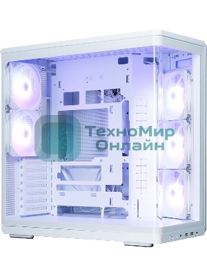 Компьютерный корпус ZALMAN MidTower P60 белый (ATX, без БП, 5x120мм ARGb fans, 1xUSB Type C, 2xUSB 3.0) (Zalman P60 белый)