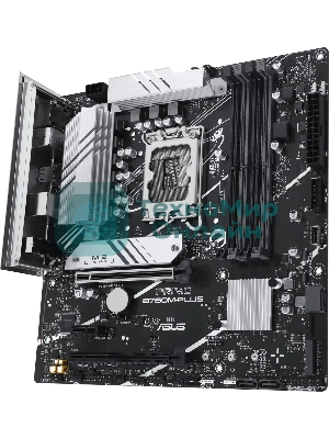 Материнская плата ASUS PRIME B760M-PLUS, LGA 1700, Intel B760, 4xDDR5, 4xSATA, 2xM.2, 1xPCIe 4.0 x4, 1xPCIe x1, 1xDP, 1xHDMI, 1x 2.5Gb LAN, 2xUSB-A 3.2 Gen 2, 4xUSB-A 2.0, 3x3.5 мм, 7.1, mATX