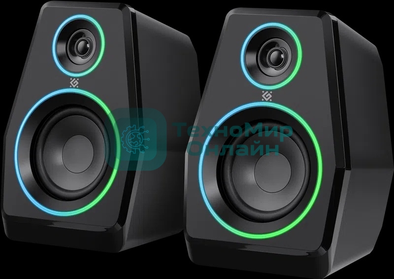 Акустическая система Defender 2.0 Solar 10 10Вт, BT/Light питание от USB