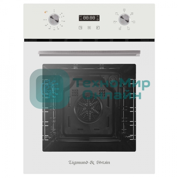 Духовой шкаф электрический встраиваемый Zigmund & Shtain E 145 W белый