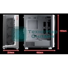 Компьютерный корпус ADATA XPG CRUISERST белый Mid-Tower, Micro-ATX, Mini-ITX, Standard-ATX