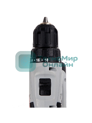 Дрель-шуруповерт ИНТЕРСКОЛ ДА-10/18ЭР 35 ПРОМО, 18 В, 2 Ач, 35 Нм, щеточный