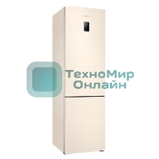 Холодильник Samsung RB37A5200EL/WT бежевый двухкамерный 269/98л морозилка снизу, No Frost