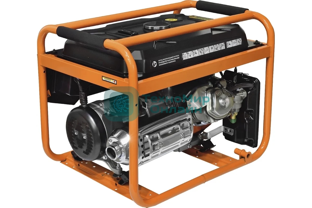 Электрогенератор бензиновый Carver PPG-6500, 5.5 кВт, 74 дБ, 79 кг