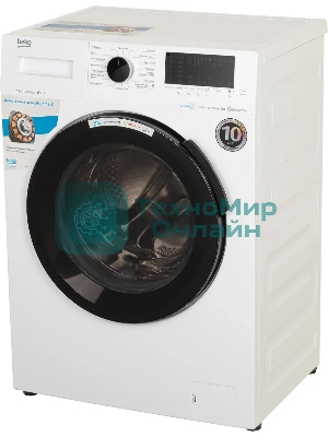 Стиральная машина Beko WSPE7H616W белый, загрузка фронтальная 7,5 кг, 1200 об/мин., класс: А