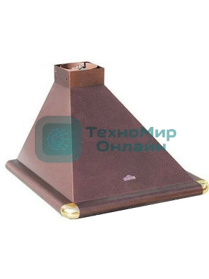 Вытяжка каминная Elikor Сатурн 60П-180-В1Л медный/золотистый, 60 см, 180 куб. м/ч, 48 дБ