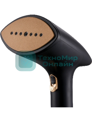 Отпариватель Hyundai H-HS01820 черный/золотистый, 1800 Вт, 35 г/мин, 300 мл