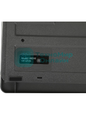 Клавиатура проводная A4Tech Fstyler FKS10, USB, черный/серый