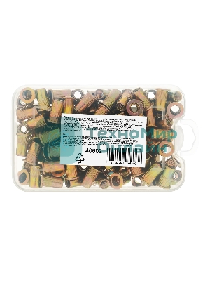 Заклепки резьбовые Denzel стальные, оцинкованные, М5, пластиковый кейс, 100 шт.