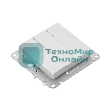 Механизм выключателя EKF UP1-SWA-31 Эпика трехклавишный, алюминий