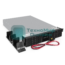 Батарейный блок ExeGate PowerExpert BX-2U.192V.16S7Ah для ULS-575-6kVA/ULS-575-10kVA встроенные батареи 12V 7.2Ah - 16шт, Rackmount 2U/Tower, металлический корпус, черный