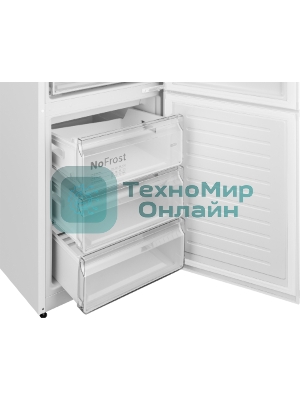 Холодильник Weissgauff WRK 2010 D Inverter NoFrost White Soft Close белый двухкамерный 309/110л морозилка снизу, No Frost