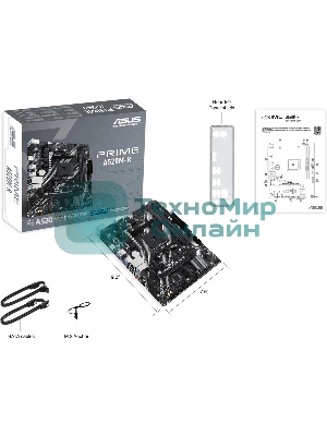Материнская плата ASUS PRIME A520M-R, AM4, AMD A520, 2xDDR4, 4xSATA, 1xM.2, 1xPCIe 3.0 x16, 1xPCIe x1, 1xHDMI, 1x 1Gb LAN, 2xUSB-A 2.0, 4xUSB-A 3.2 Gen 1, 3x3.5 мм, 7.1, mATX