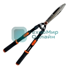 Ножницы для живой изгороди Patriot CSF 860 Т, прямые кованые лезвия, телескоп.ручки, PP+TPR рукоятки, регул-ка прижима, 860 мм