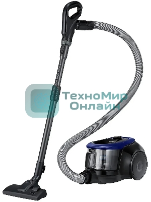 Пылесос Samsung VC18M21B0S2 синий, 380/1800 Вт, уборка сухая, пылесборник контейнер 1.5 л