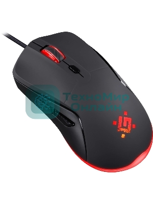 Мышь проводная Defender Arga GM-049 черный, 3600 dpi, USB, кнопки - 6