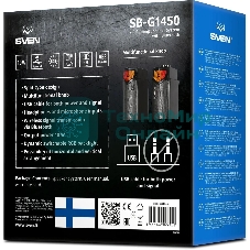 Саундбар мини SVEN SB-G1450, черный (10 Вт, питание USB, Bluetooth, подсветка)