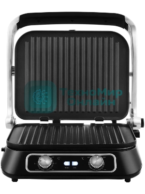 Гриль электрический Kitfort КТ-1652 2100Вт черный