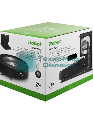Робот-пылесос Irobot Roomba J7+ 60Вт черный (в компл.:2мешка)
