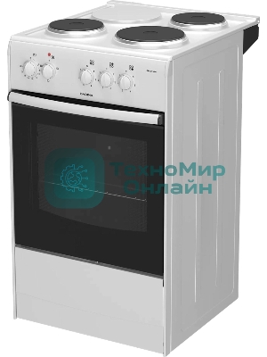 Плита электрическая Darina S EM331 404 W белый, конфорок 3 шт, духовка 50 л, 50 см x 85 см x 56 см