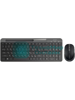 Комплект клавиатура+мышь Acer OCC402 беспроводной, USB, 1600 DPI, чёрный