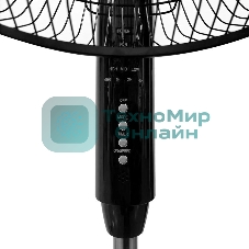 Вентилятор Rix RSF-4500R чёрный, напольный, 45 Вт, 3 скорости, 36 см