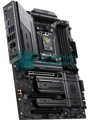 Материнская плата MSI MAG X870E TOMAHAWK MAX WIFI, AM5, AMD X870E, 4xDDR5 (до 256 ГБ), 4xSATA, 4xM.2 (2xPCIe 5.0, 2xPCIe 4.0), 1xPCIe 5.0 x16, 1xPCIe 4.0 x16, 1xPCIe 3.0 x16, 1xHDMI, 1x5Gb LAN, Wi-Fi 7, Bluetooth 5.4, 2xUSB-C 40Gbps (USB4), 1xUSB-C 10Gbps, 2xUSB-A 10Gbps, 3xUSB-A 5Gbps, 4xUSB-A 2.0, 3x3.5 мм + S/PDIF оптический, 7.1, чёрный, ATX