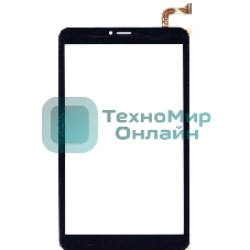 Сенсорное стекло (тачскрин) для BQ-8041L Art, черное