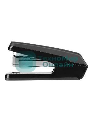 Степлер настольный Deli E0464BLACK Exceed 24/6 26/6 (25 листов) черный, 100 скоб, металл/пластик закрытый/открытый, коробка