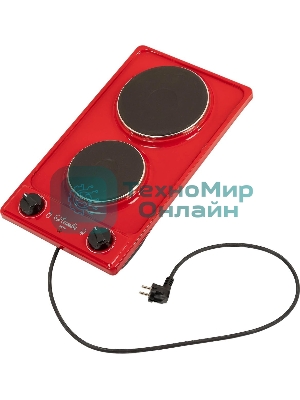 Плита настольная электрическая Лысьва ЭПБ 22 вишневый (настольная)