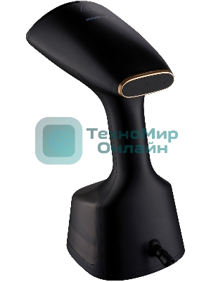 Отпариватель Hyundai H-HS01820 черный/золотистый, 1800 Вт, 35 г/мин, 300 мл