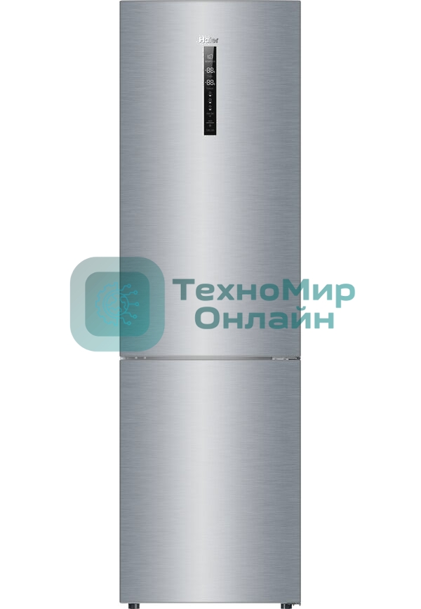Холодильник Haier C2F637CXRGU1 нержавеющая сталь, двухкамерный, 278/108л, морозилка снизу, No Frost