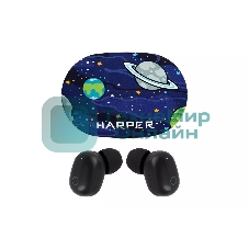 Наушники TWS Harper HB-532 черный, внутриканальные, Bluetooth, до 3.5 ч