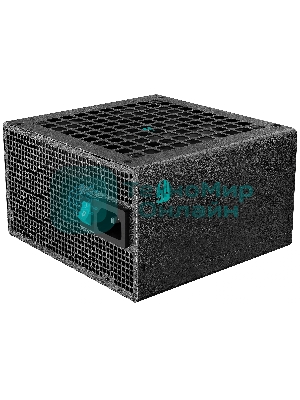 Блок питания Deepcool/GamerStorm PQ750G (ATX 3.1, 750W, Full Cable Management, PWM 120мм fan, 80 PLUS GOLD, Active PFC + Half Bridge + DC/DC, Full Japanese Capasitors, Gen5 PCIe) RET