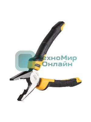 Комбинированные плоскогубцы Deli DL2008Z 200 мм, сталь CrV, прорезиненная двухкомпонентная ручка