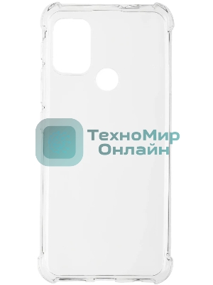 Чехол (клип-кейс) Brosco, для Motorola Moto G20, прозрачный moto-g20-hard-tpu-transparent
