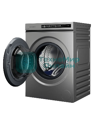 Стиральная машина Kuppersberg, отдельностоящая, глубина 62 см, 10 кг, 10 программ, 1200 об/мин, инверторный двигатель, отложенный старт, самодиагностика, замачивание, LED дисплей, сенсорное управление, энергоэффективность А+++, цвет серый