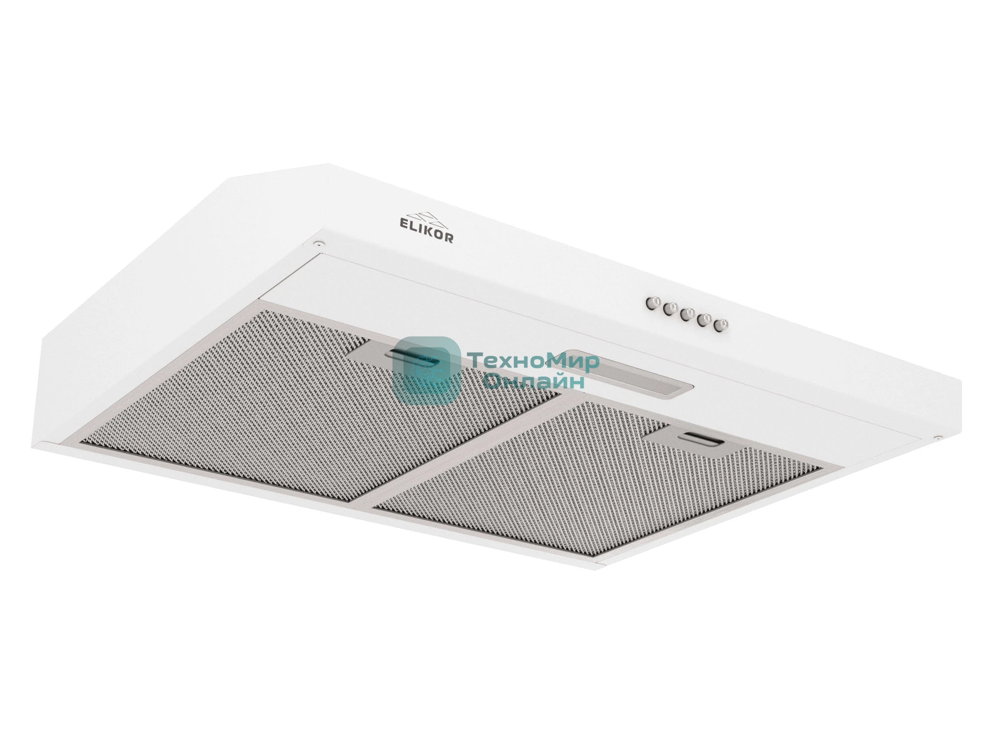 Вытяжка подвесная Elikor ECO WH 60 белая, 59.5 см, 400 куб. м/ч, 55 дБ