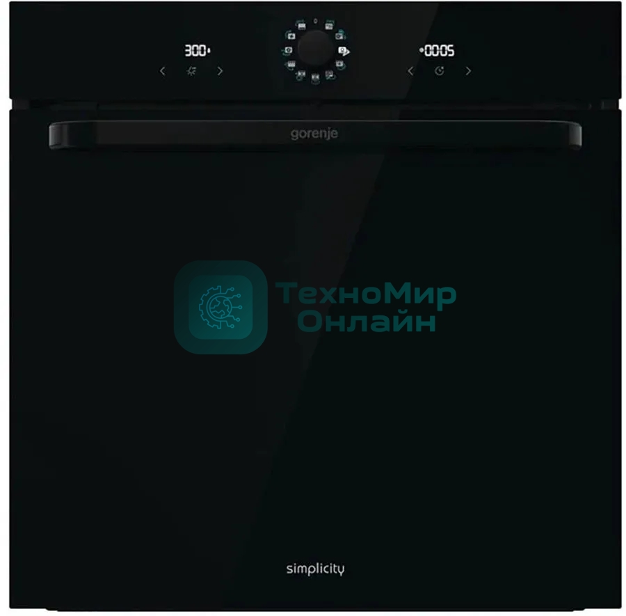 Духовой шкаф электрический Gorenje BOS67371SYB черный, встраиваемый