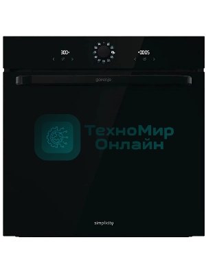 Духовой шкаф электрический Gorenje BOS67371SYB черный, встраиваемый