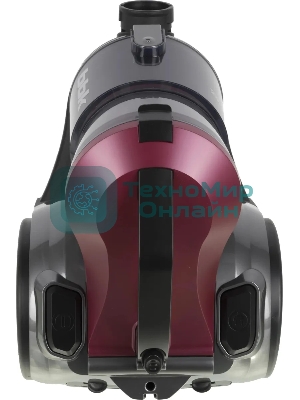 Пылесос BBK BV 1502 черный/темная вишня, 300/1600 Вт, уборка сухая, пылесборник контейнер 2 л