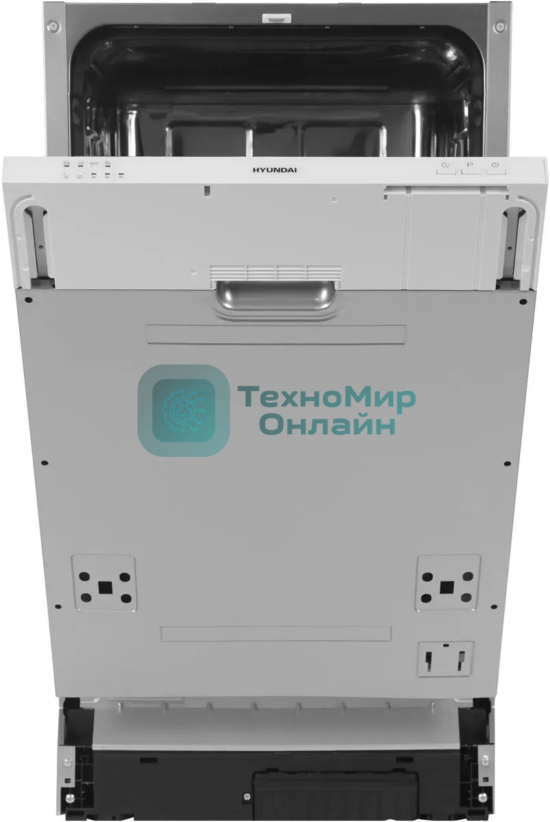 Встраиваемая посудомоечная машина Hyundai HBD 440P, белый, 44.8 см, 9 компл., 49 дБ, класс A++
